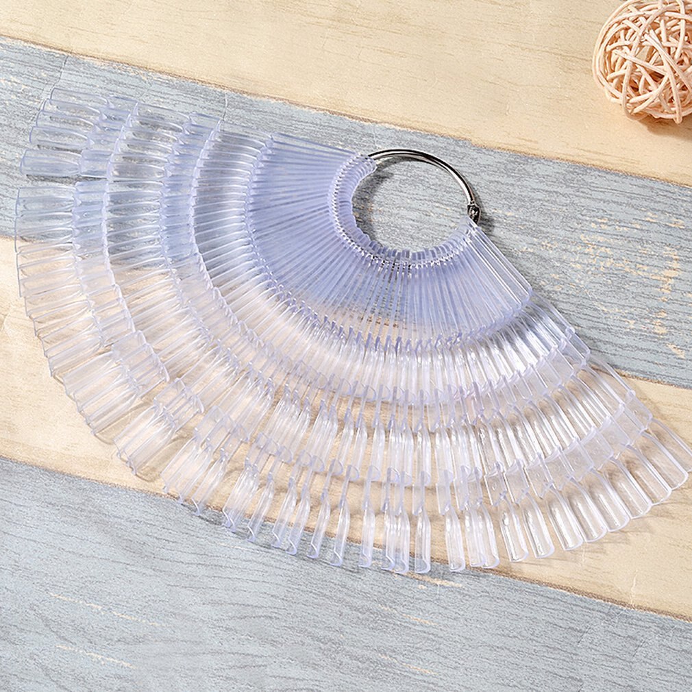 Nail tool display board 150 color bamboo swatch palette 3 in 1 nail swatch: Transparent color