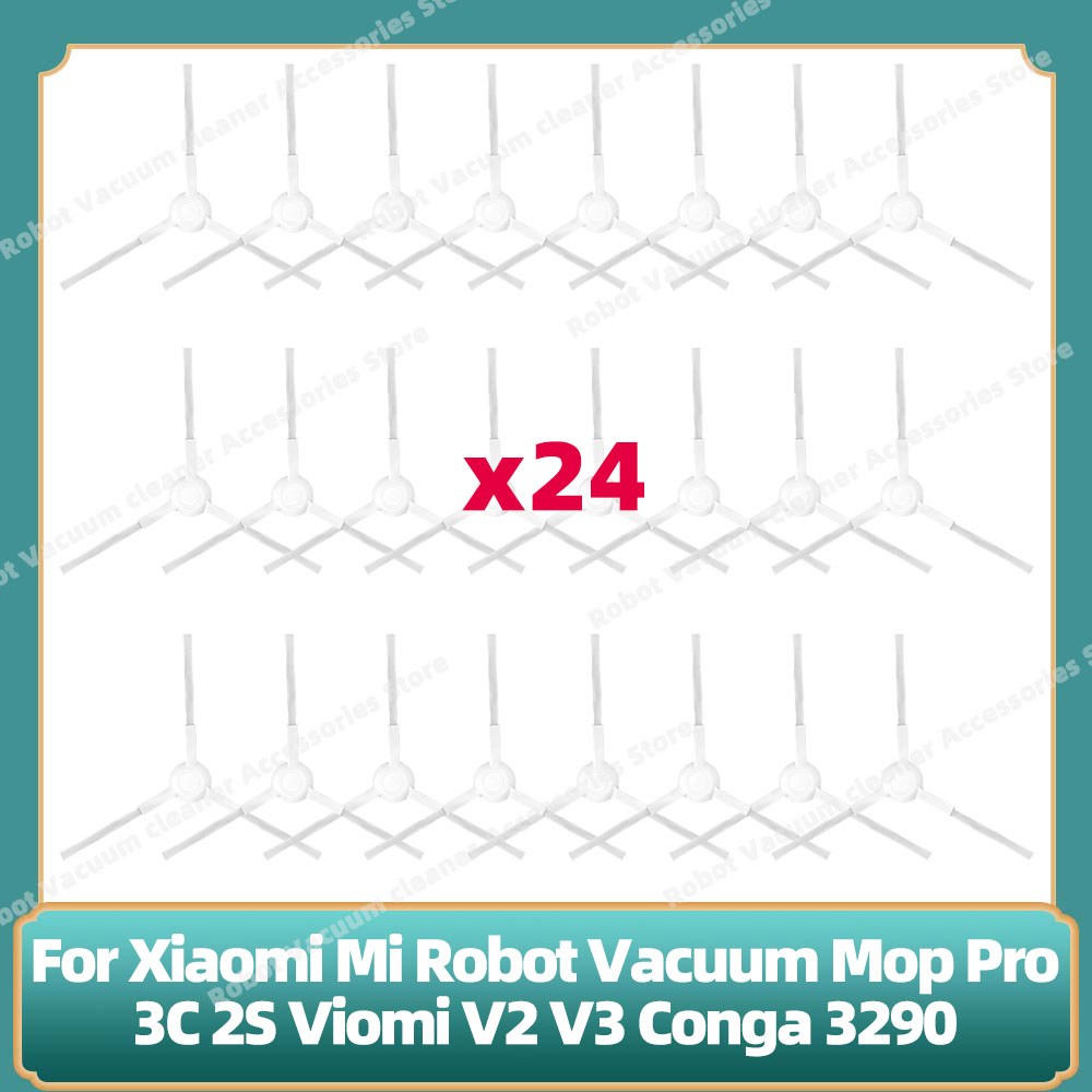 Compatibel voor Xiaomi Mi Robot Vacuüm Mop Pro 3C 2S Accessoires Reserve Hepa Filter Side Hoofdborstel Cover Mop houder Onderdelen: Clear