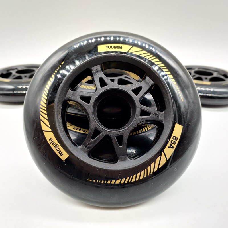Speed skate hjul 100 mm 90 mm 85 a 8 stk/parti leje abec -9