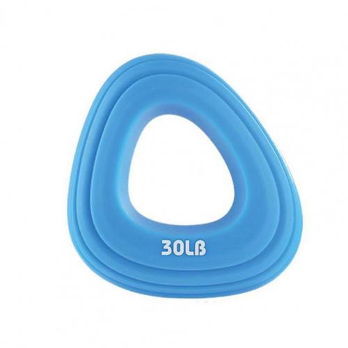 Hand Gripper Flexibele Elastische Aangrijpende Ring Onderarmtrainer Siliconen Driehoekige Vinger Grijper Trainer Voor Kantoor Mensen: Blauw