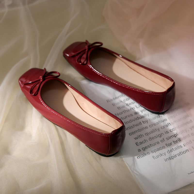 Cesare Gaspari Gebreide Slip-On Ballerina