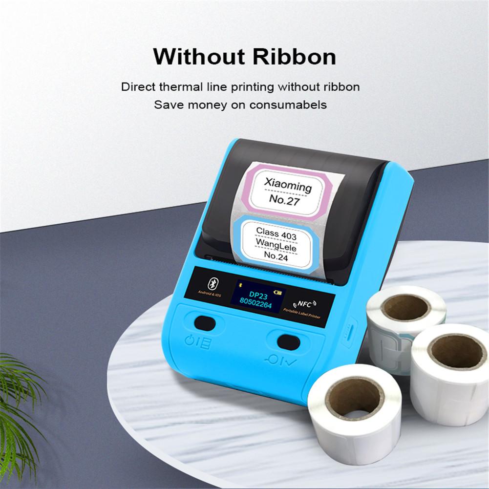 Label Printer OLED display Dp23 Label Printer Handheld Thermal Bluetooth Portable Household Coding Machine 50mm