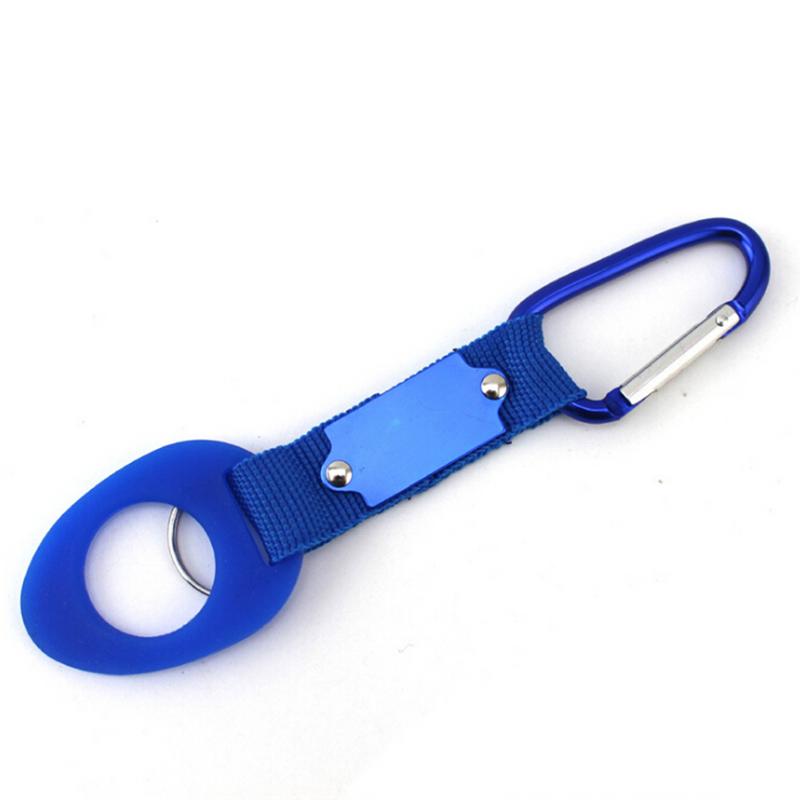 Sneck Lanyards For Keys Nylon Water Bottle Buckle Hook Water Bottle Holder Clip Outdoor Carabiner Climb For Camp Holder Tool: Blue