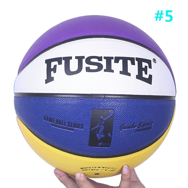 Formato ufficiale di Basket #5/#6/#7 Formato Disponibile di Formazione Professionale Competizione Resistente All'usura Cemento Legno pavimento Applicato Palla: Style 1 Size 5