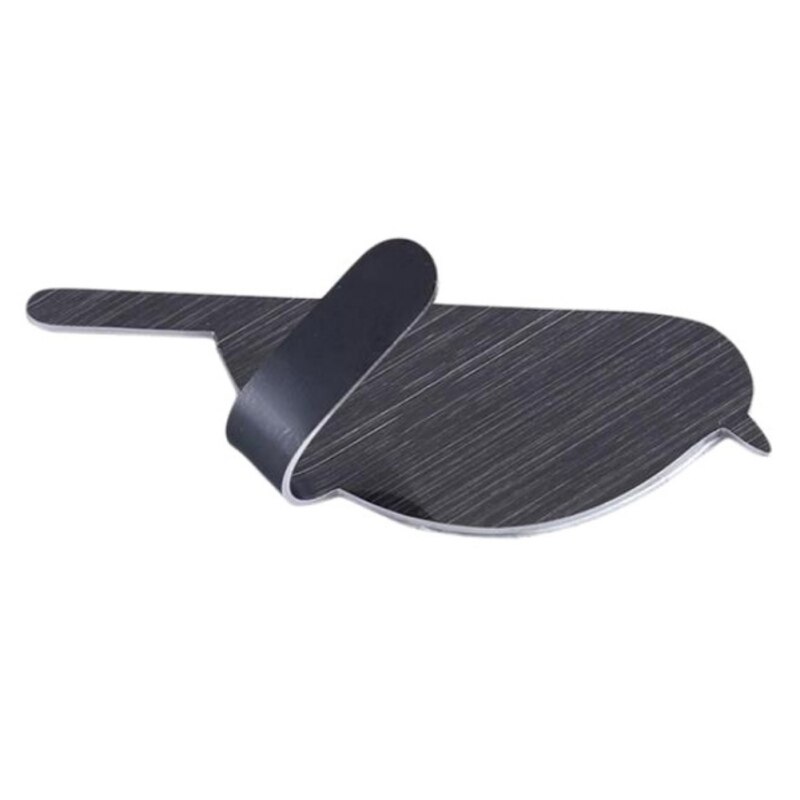 2 Stks/partij Rvs Vogel-Vormige Opknoping Haken Sterke Zelfklevende Wall Mount Keuken Jas Badkamer Handdoek Hangers: Black