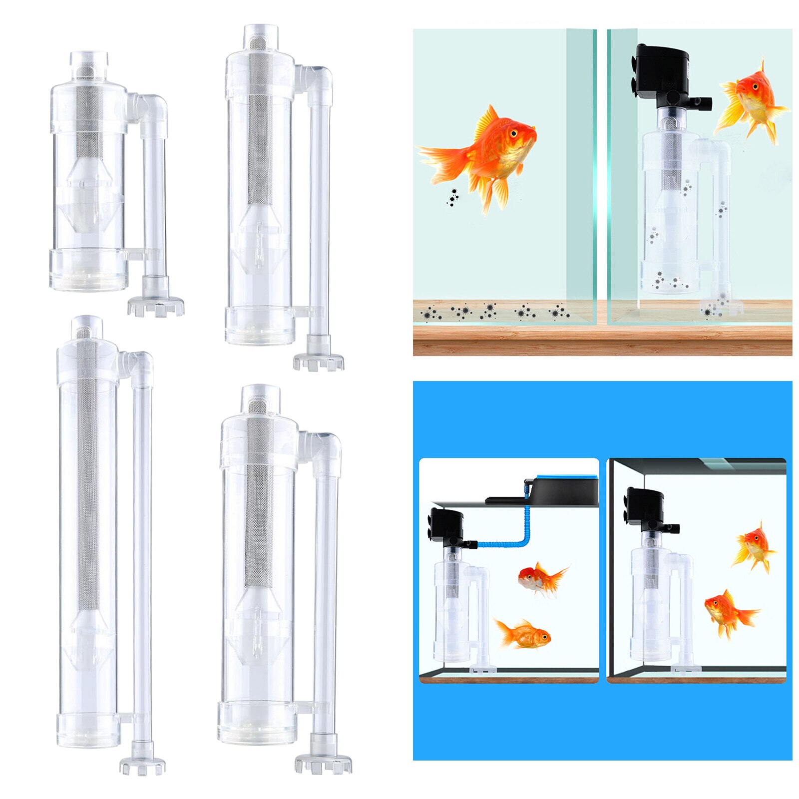 Aquarium Fishing Toilet Automatic Fishing Poop Suction Separator Collector