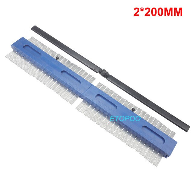 150mm Contour Gauge Deep Decorating Template Tiling Steel Metal Tiling Skirting Laminate Profile Wood Shape: 2x200mm