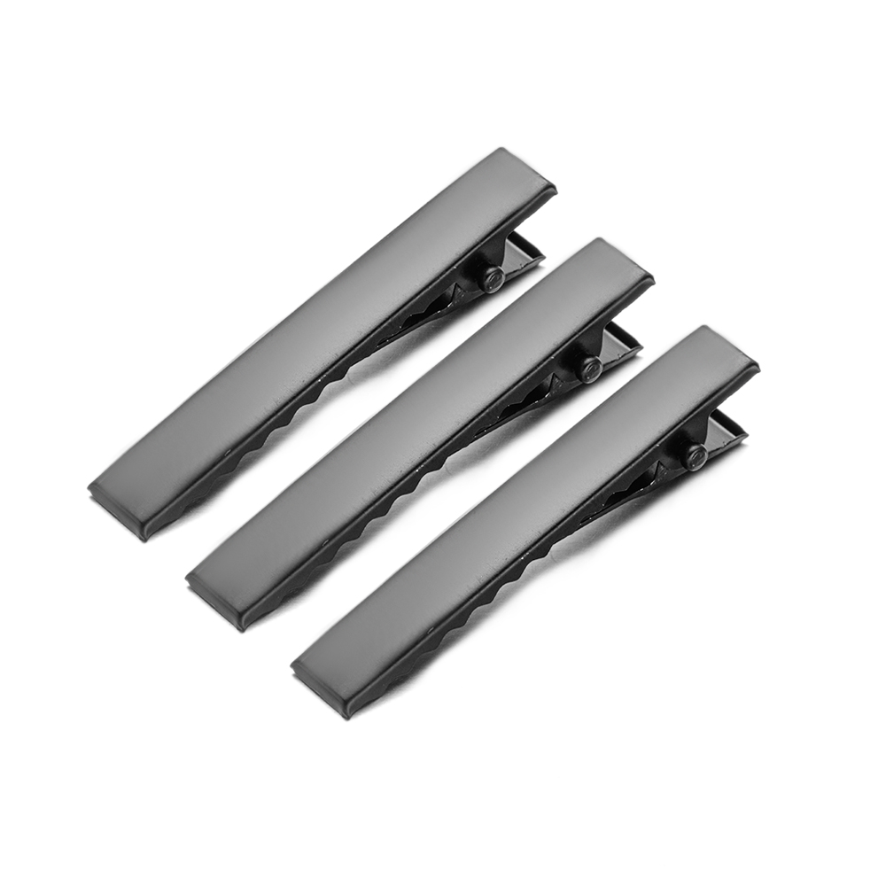 Kit de pinzas de cocodrilo planas de oro KC, 20/50 Uds., para bricolaje, horquilla con lazo de Metal, joyería artesanal, accesorios para hacer herramientas de cuidado de estilismo para mujeres: S / Azul