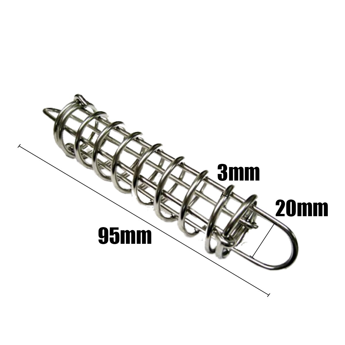 Audew 9.5cm 316 aisi båt i rustfritt stål forankring forankring fjær demper snubber marine maks belastning 500kg korrosjonsbestandighet