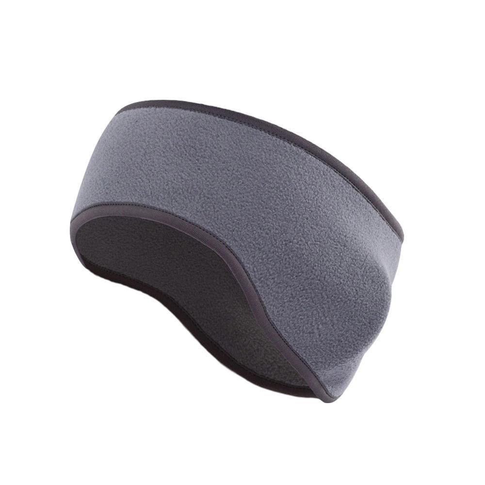 Warme oorkappen unisex dames heren fleece oorwarmer winterband haarband ski oorkappen oorwarmers hoofdband hoofd  p3 q 1: Lichtgrijs