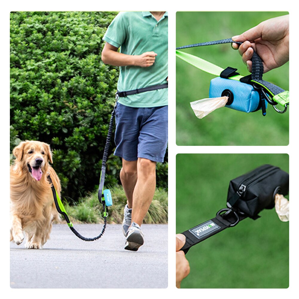 Pet Puppy Cat Pick Up Poop Bag Dispenser Portable Dog Poop Waste Bag Holder Outdoor Pets Supplies Garbage Bags Organizer