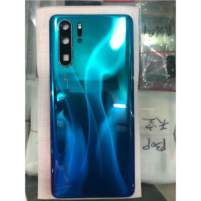 Original Für Huawei P30 Profi Zurück Batterie Glas Abdeckung Hinten Gehäbenutzen Tür fallen Für Huawei P30 Profi Batterie Abdeckung Mit kamera Objektiv