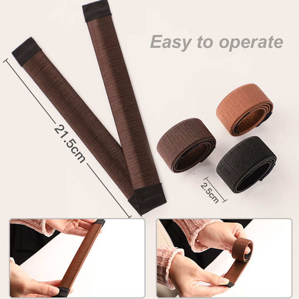 Moño de pelo trenzado a la , artefacto de peinado, pinzas para el pelo para perezosos, herramienta de maquillaje, diademas Diy para mujer, accesorios para el cabello