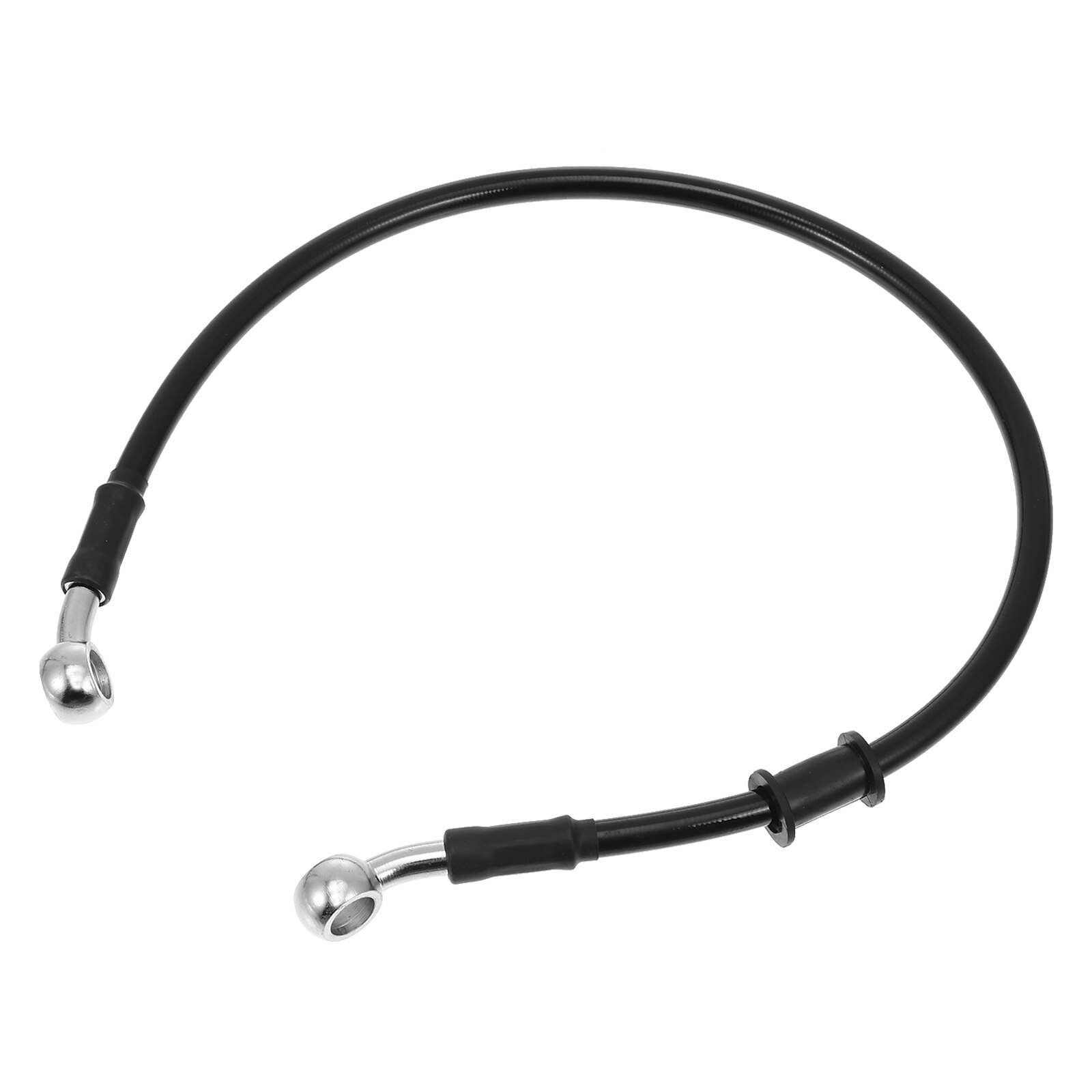 1pc Simple Motorcycle Brake Hose Pretty Bike Durable Wire Practical Brake Hose: Black 50cm50X0.7cm