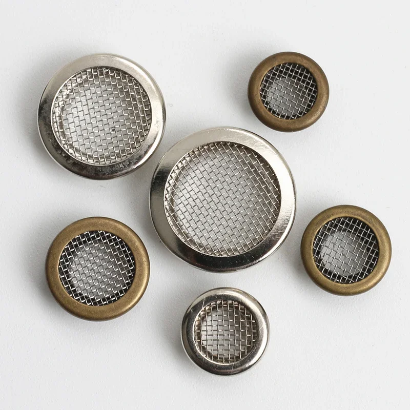 100set Silver Brass Mesh Metal Grommet Eyelets Install Tool Grommet Kits Craft Making, Repair, Decoration and DIY Projects