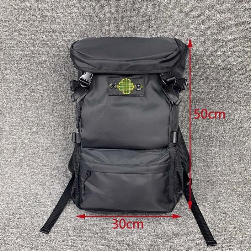 island Men Women Retro Functional Waterproof Large-capacity Backpack Student School Bag Size 30cmx50cm