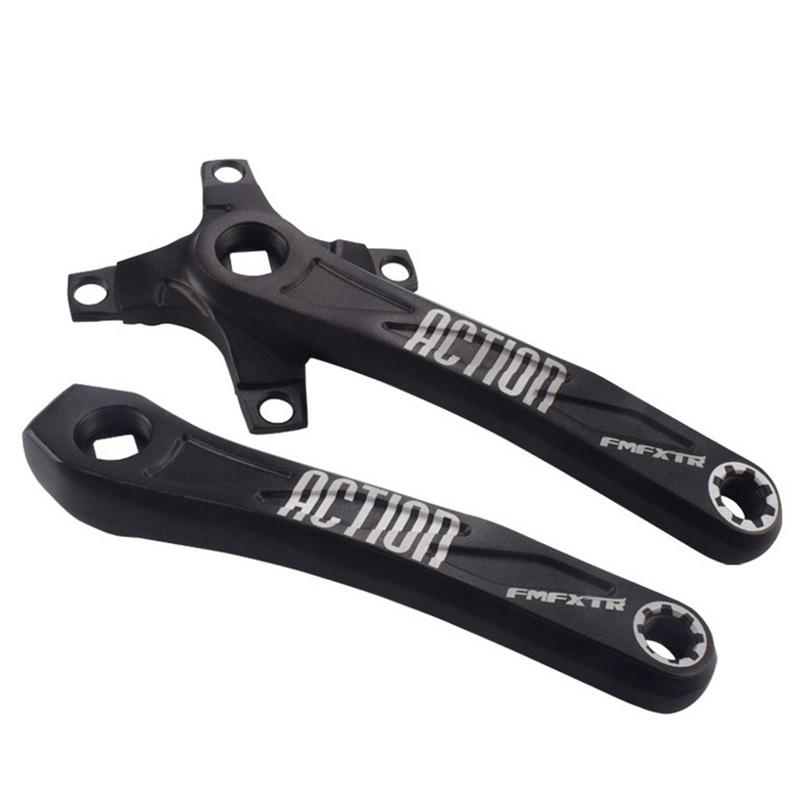 Aluminum Alloy Crank Mountain Bike Crankset Crank Left And Right 170 Square Hole Crank Single Plate Modification Accessories