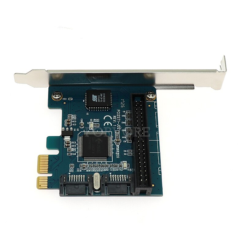 PCI-e to IDE &amp; 2 ports SATA 7pin Controller Card Chipset Jmicron JMB363