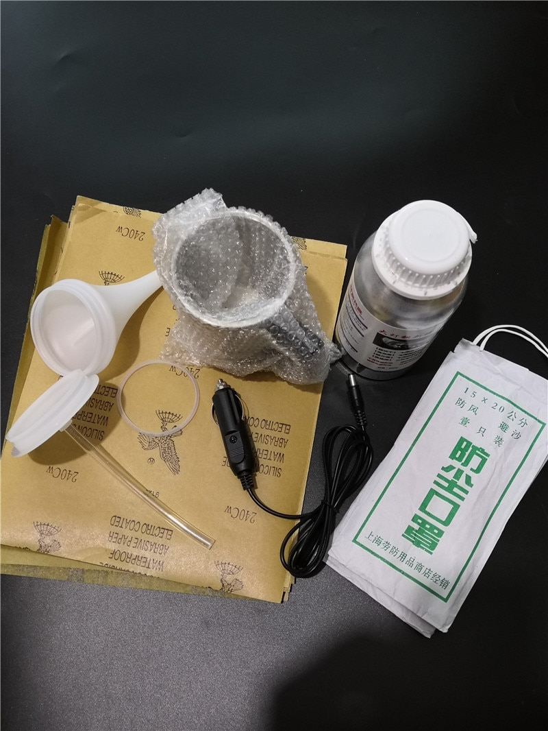 Pasta de polimento 800g para lente da lanterna, conjunto polimento de vidro, farol automotivo, reparo da camada hidrofóbica, reparo de arranhados, não abrasivo