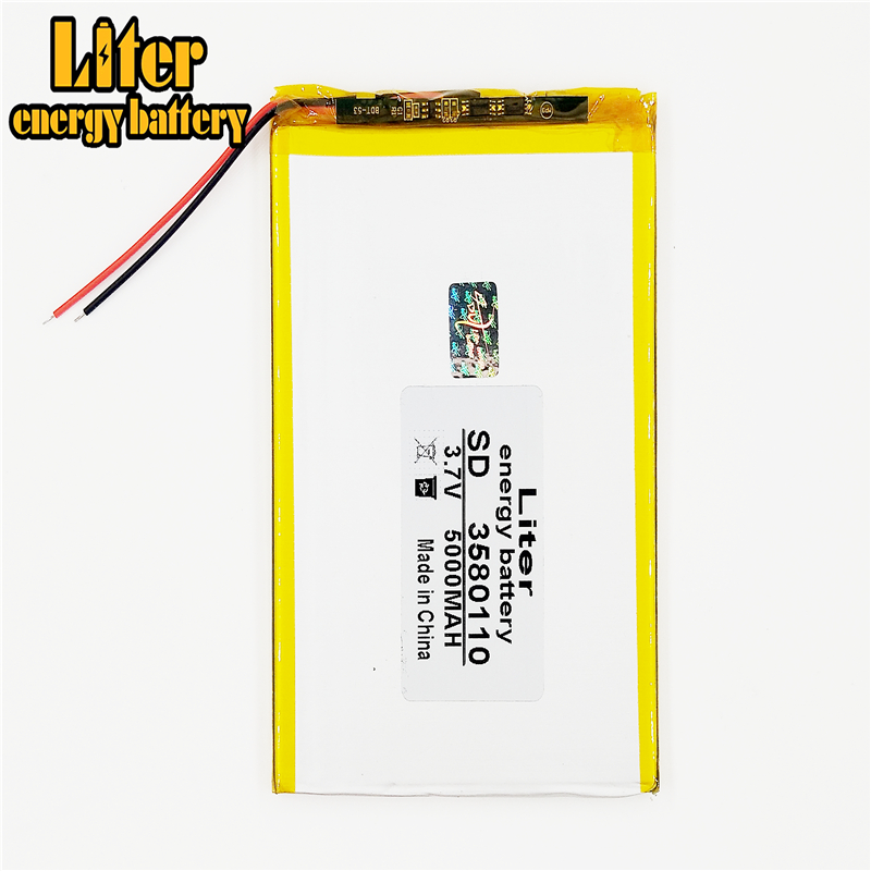 5000mah 3580110 batterie au lithium 3.7 v tablette 7 pouces 8 pouces N83 N86 MMGP A86 A85 Rechargeable