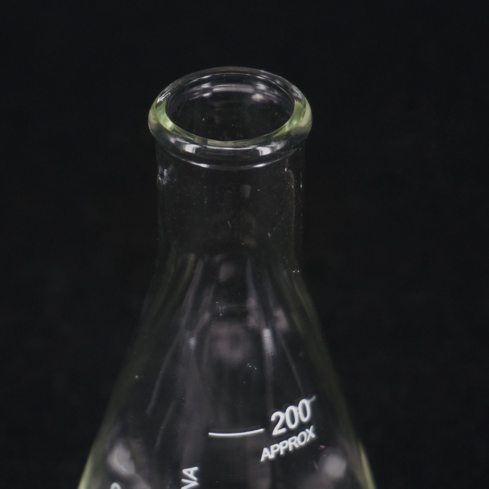 200ML matraz Erlenmeyer cónico de vidrio de borosilicato suministros de laboratorio