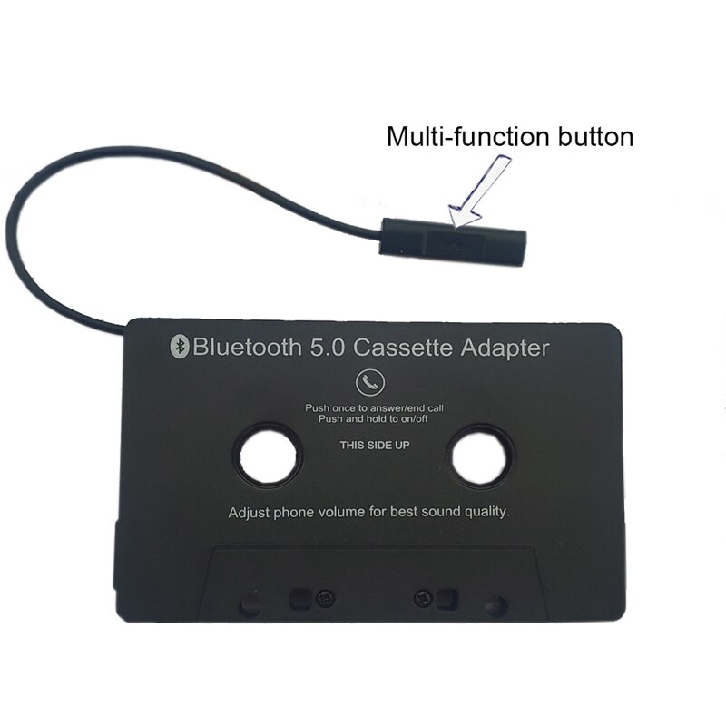 Bluetooth o reproductor de Cassette coche inalámbrico o adaptador de casetes de cinta de carga USB