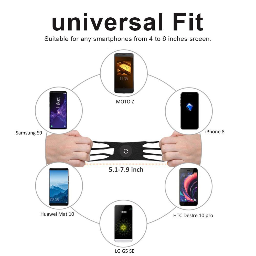 Fahrrad Telefon Halfter für IPhone 11 Samsung Xiaomi 9 Universal- Motorrad praktisch Halfter Fahrrad Lenker Ständer Halterung TSLM1