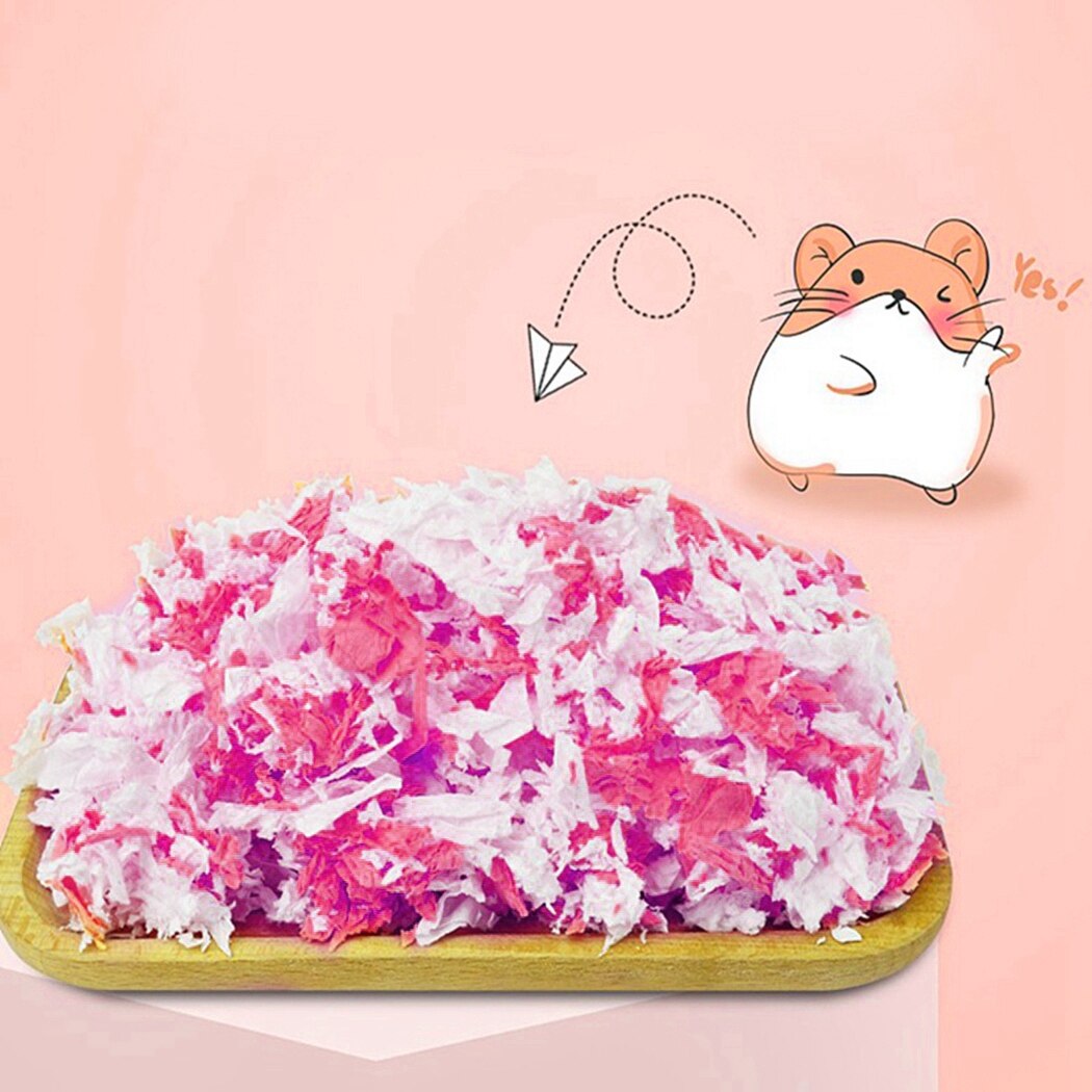 Hamster Bedding Soft Hamster Paper mall Animal Bedding for Hamster for Natural Poplar Guinea Pig Hamster Cage House Bed Cushion