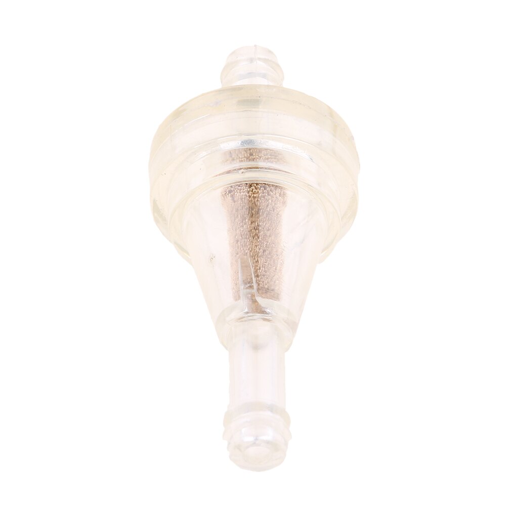 Plastic Mini Small Engine Petrol Inline Fuel Filter For 1/4 Inch Fuel Line