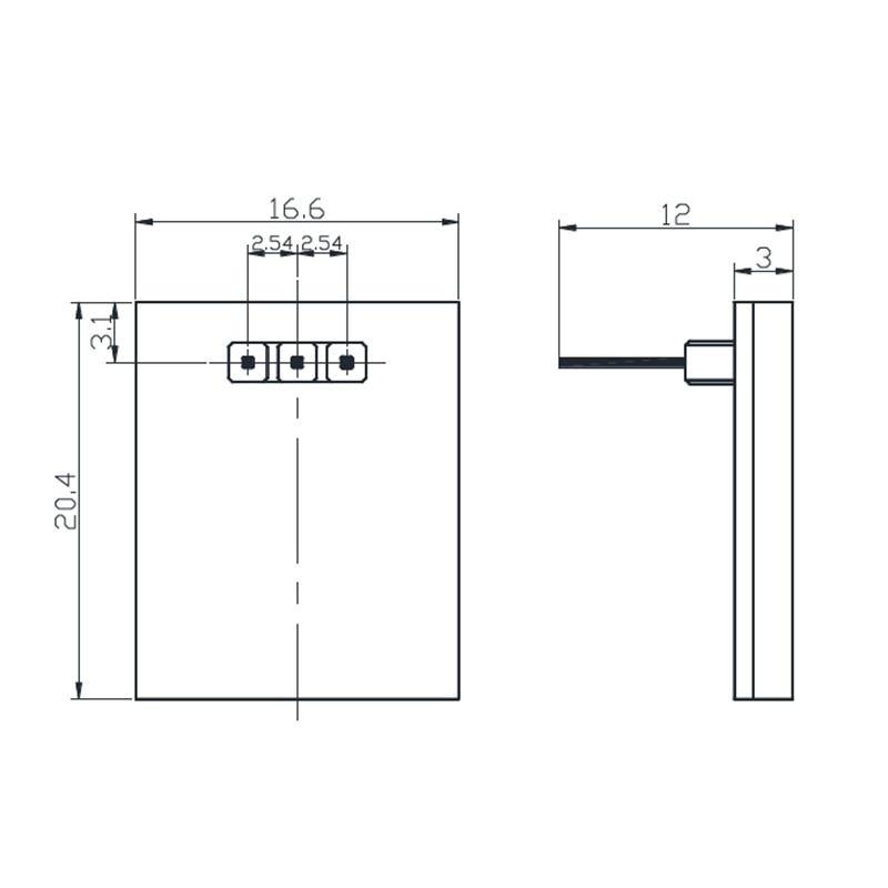 Rot Kapazitiver Touch Schalter Modul Starke anti-störungen HTTM-SCO 2,7 V-6 V