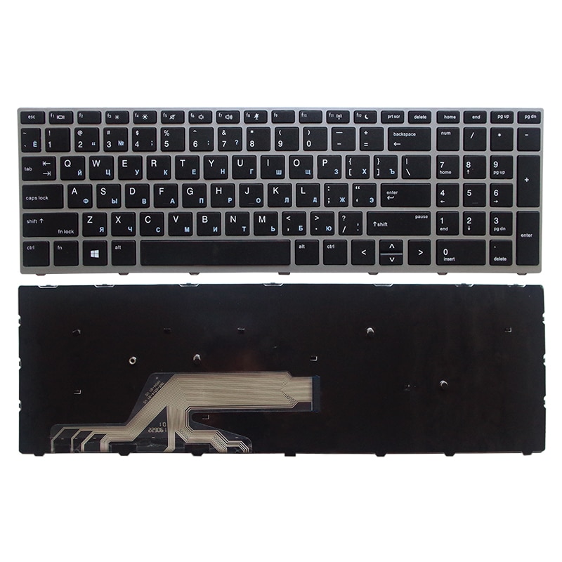 clavier russe pour ordinateur portable HP Probook 450 G5 455 G5 470 G5 RU