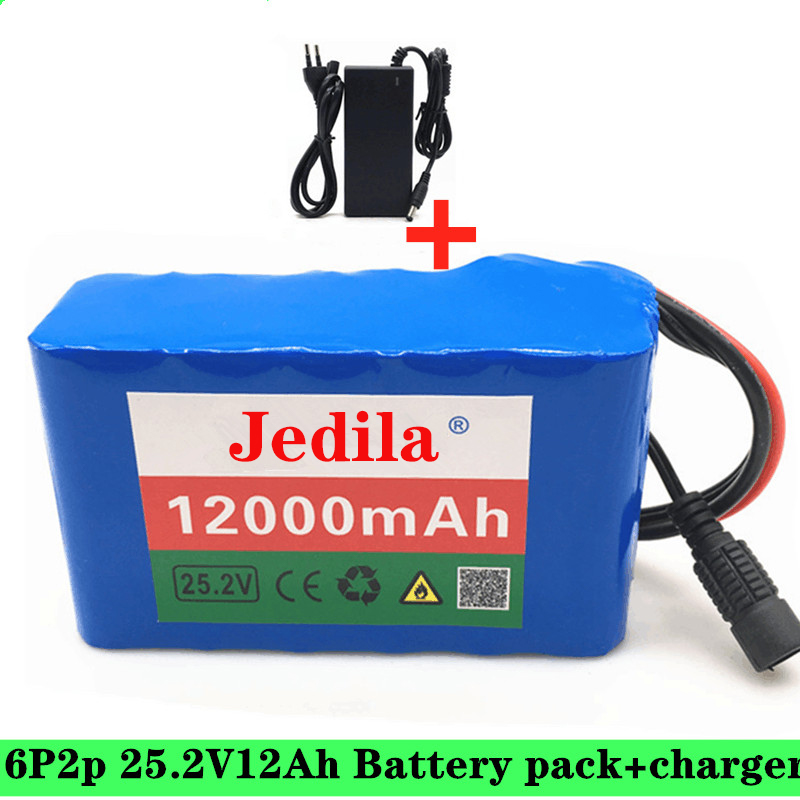 6 s2p 24v 11.6ah 12,0 Lithium-Ionen-Akku 25,2 V 12000mAh Lithium-Ionen-Akku mit BMS-Ladegerät