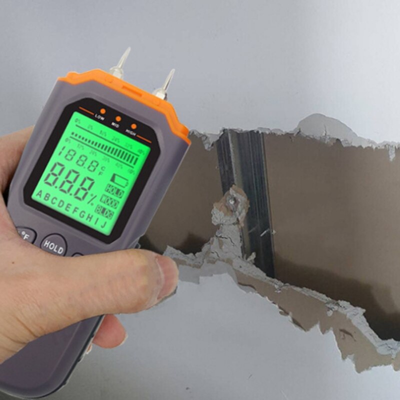 MT1903 3-In-1 Digital Wood Moisture Detector Is Used to Detect Wood Gypsum Board and Putty Wall
