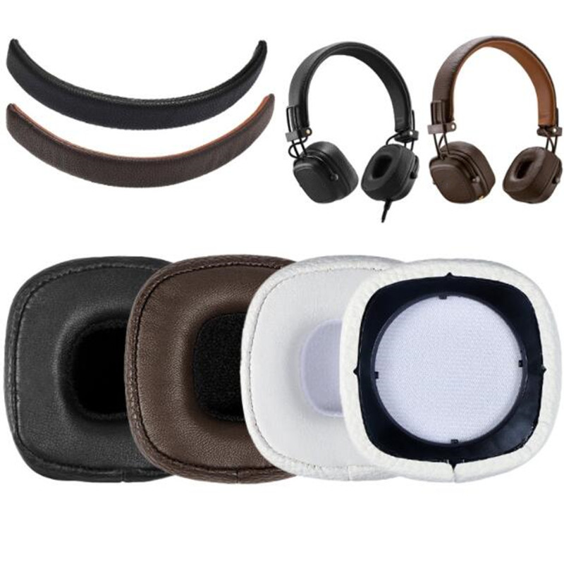 1 par de almohadillas de repuesto para auriculares Marshall Major 2/3, almohadillas para los oídos, funda para los oídos para Marshall Major II III