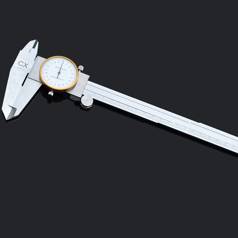High Precision Shockproof Caliper With Watch Stainless Steel Material 150/200/300mm Industrial Grade Dial Calipers: 300mm