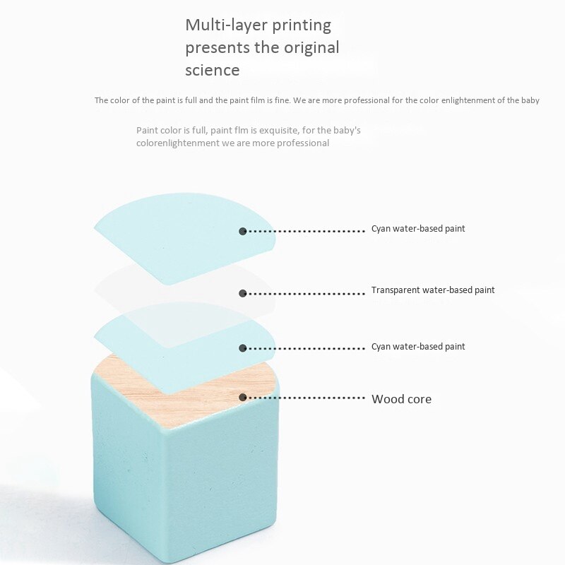 Wooden Geometric Shape Matching Puzzle Early Education Shape Cognitive Puzzle Teaching Aids Math Toys