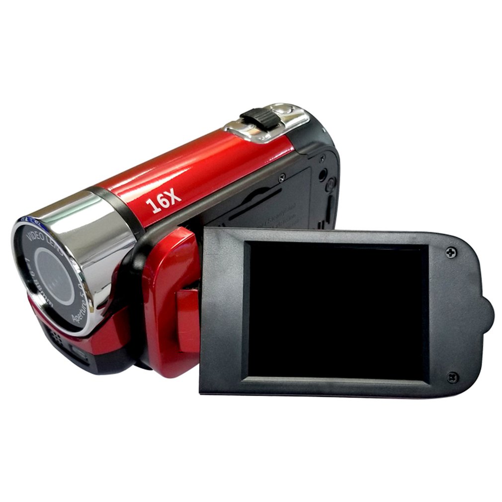 Vlog Camera 1080P Full Hd 16 Miljoen Pixel Dv Camcorder Digitale Video Camera Screen 16X Night Schieten Zoom Digitale zoom