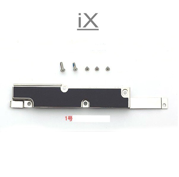 1einstellen 2Stck Für iPhone X XS MAX XR kleine teile metall eisen halterung Schild Platte batterie Dock ladegerät vordere kamera wifi biegen schrauben