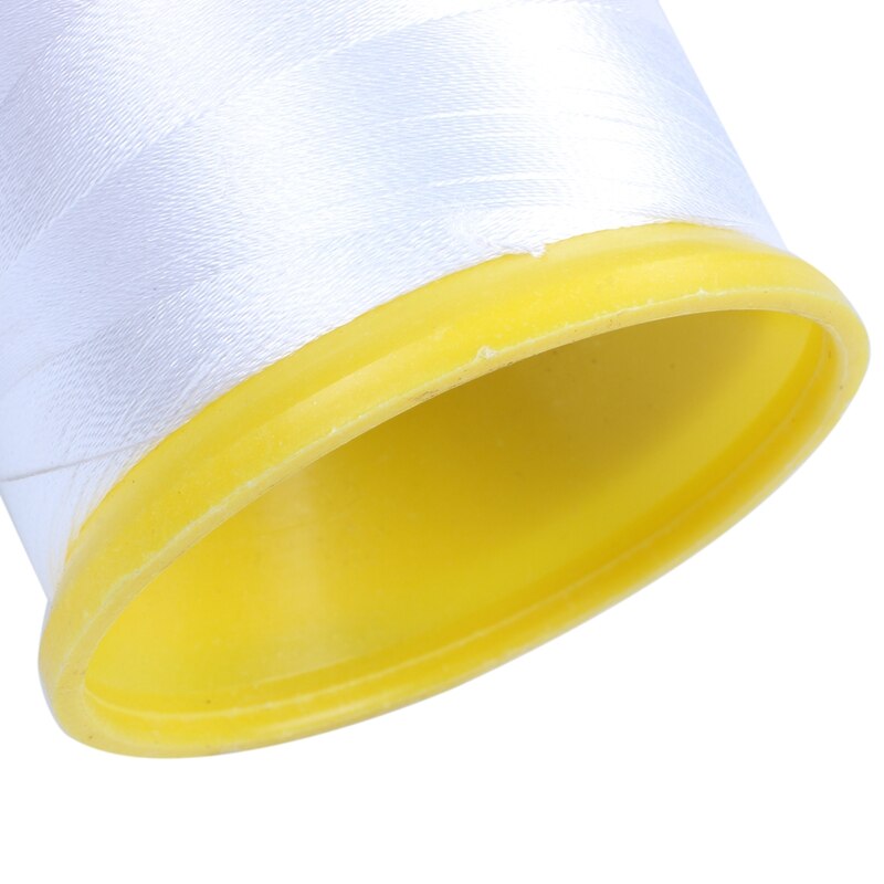 Stronger 5000m Cones Bobbin Thread Filament Polyester for Embroidery Machine (White)