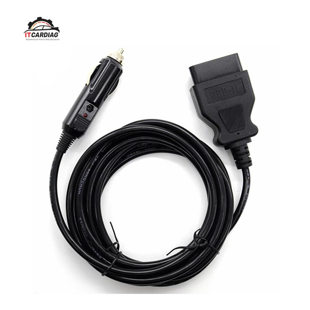 Car cable OBD II Vehicle ECU Emergency Power Supply Cable Memory Save any 12V DC power source DC 12V Lead-acid battery