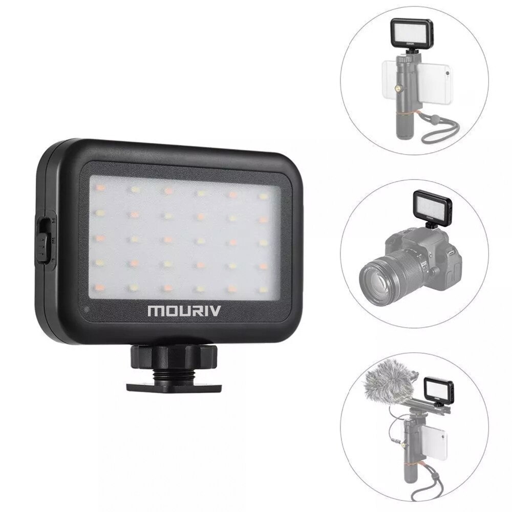 Mouriv Usb Oplaadbare Bright Dimbare 30 Led Video Vulling Licht Voor Dslr Camera Camcorder Smartphone Fotografie Verlichting