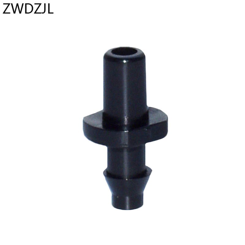 Tuinberegening weerhaak 1/4 " connector 6mm tuinslang mondstuk connector 4/7mm slang irrigatiesysteem adapter 60 stuks