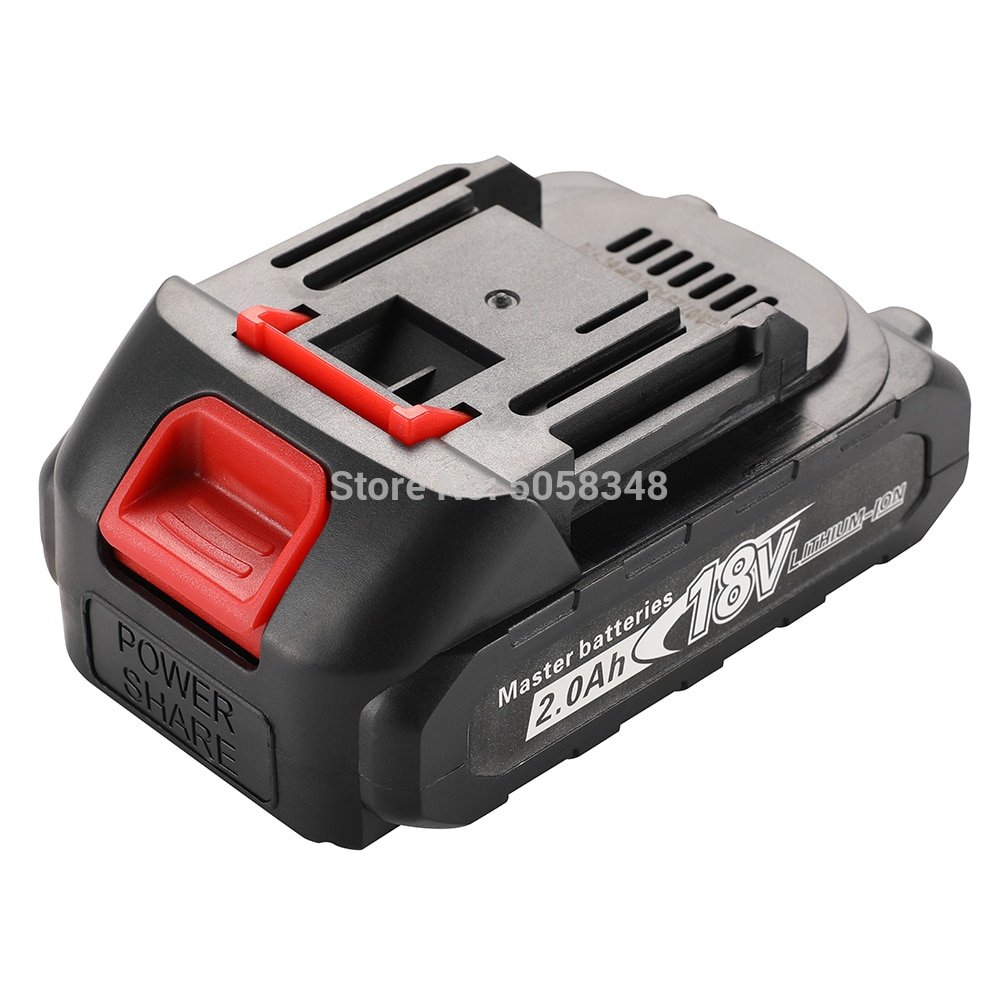 compatiable 18V 2000 mAh battery pack with a charger for rechargeable cordless tool