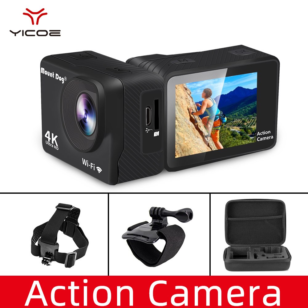 2.0 " hd go action sports video camera pro 4k onderwater waterdichte camera wifi afstandsbediening camcorder dvr recorder  dv 30 fps: Parachute 2