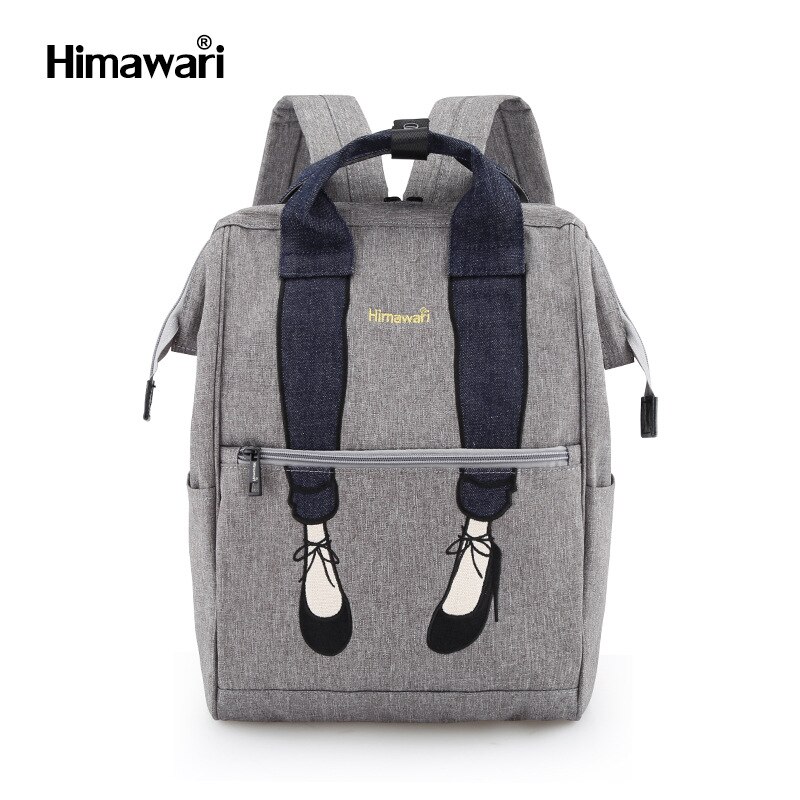 Sac à dos mignon en forme de jambe pour femmes Style japonais femmes sac à dos multicolore mignon sacs d'école pour les filles femmes sac à dos: Grey