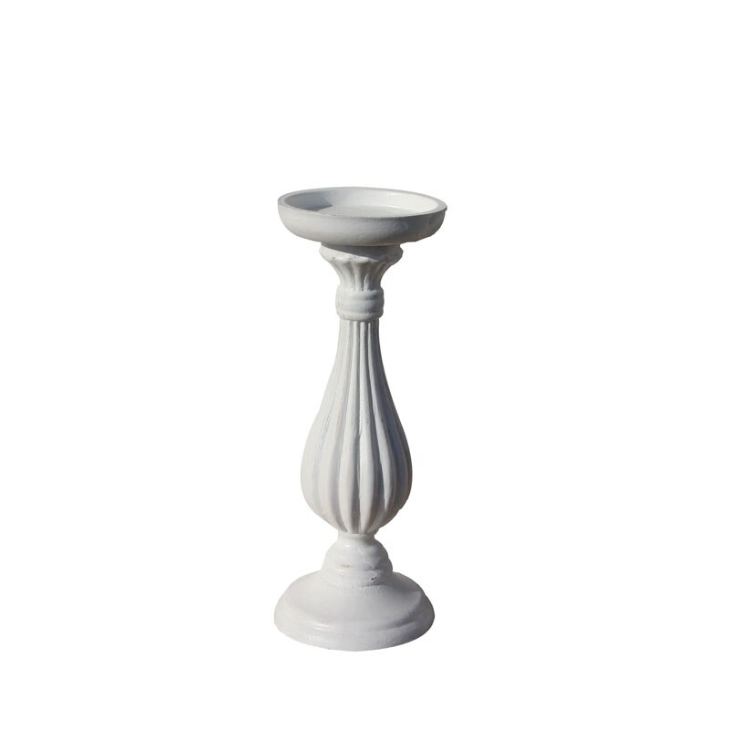 Wit Kandelaar Houten Creatieve Kandelaar Lade Kaarshouder Handgemaakte Tafel Desktop Decoratie Rustieke Bruiloft Decor