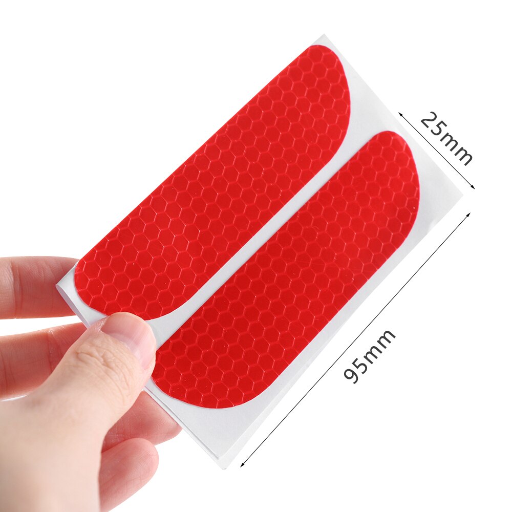 4pcs Car Open Reflective Stickers Auto Door Warning Mark Notice CRV Reflector Strips Reflectante Car-styling Reflex Safety Mark