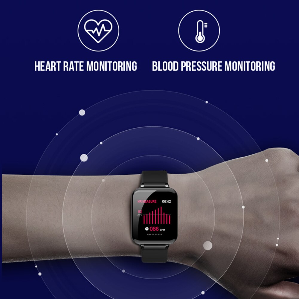 LEMFO Farbe Anzeige Clever Uhr Männer IP67 Wasserdicht Herz Bewertung Monitor Smartwatch Frauen Für Android IOS Uhr Telefon