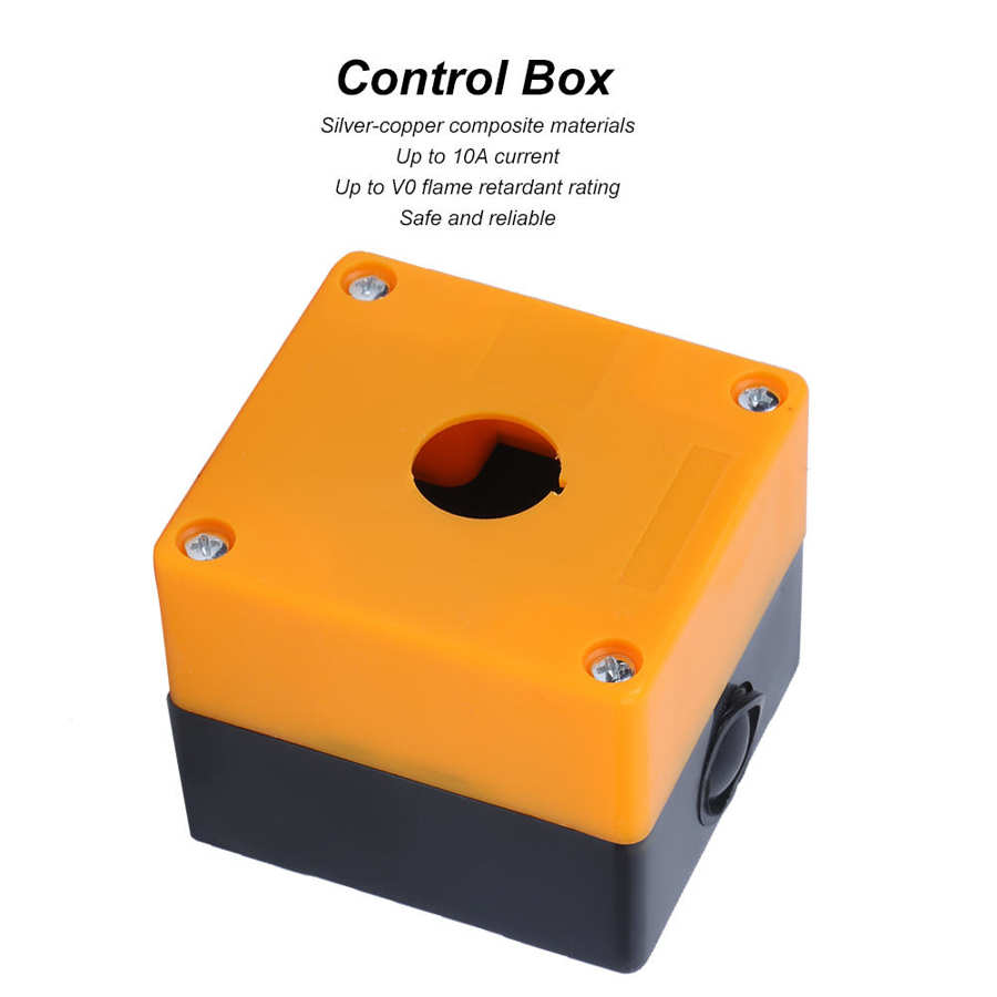 5Pcs Emergency Stop Box 22mm BX1-22 Control Switch Button IP65 Waterproof Junction Box
