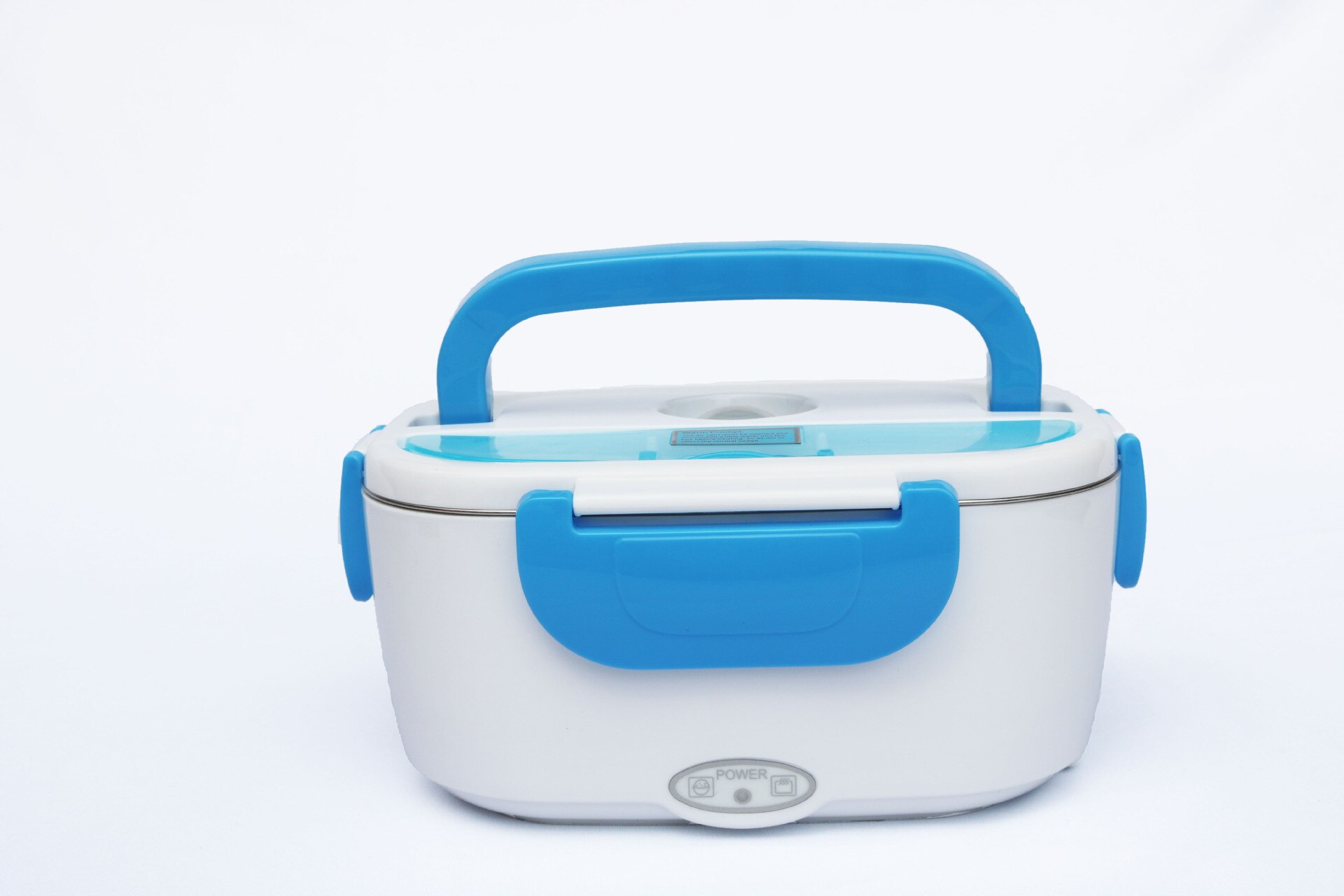 220V Electric Heating Lunch Box 304 Stainless Steel Electric Heating Food Container Home Car Dual Use Rice Box Food Warmer: D